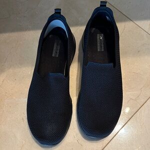 Skechers Women's Black Slip-On Athletic Shoes